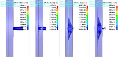Analysis of the thickness of layered armor to provide protection against 7.62 mm ball projectiles using experimental and numerical methods